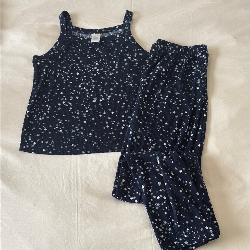 Nordstrom Navy Starry Kids Pajama Set